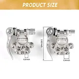 Battery Terminal Connector, Silver, view 2