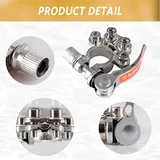 Battery Terminal Connector, Silver, view 3