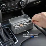 2 Piece Coin Holder, Grey, view 4