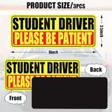 3 Piece Student Driver Magnet, view 2
