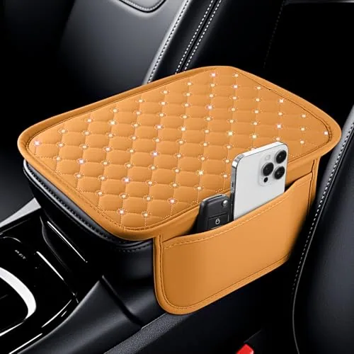 Center Console Arm Rest Cover, Orange