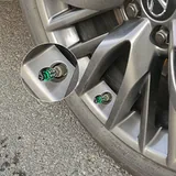4 Piece Tire Valve Stem Cap, Green, view 4