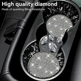 2 Piece Bling Cup Holder Coasters, White, view 5